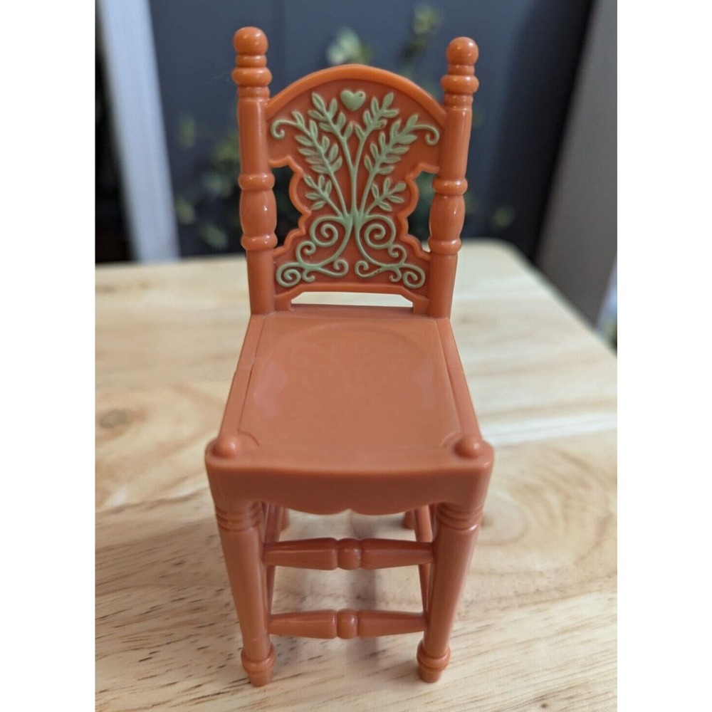 Fisher Price Loving Family 2004 Kitchen Island Tall Chair chair brown 5" replace